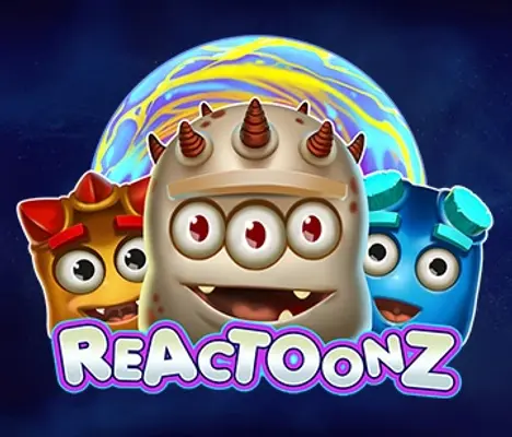 Reactoonz logo by Play’n GO Ice Casino
